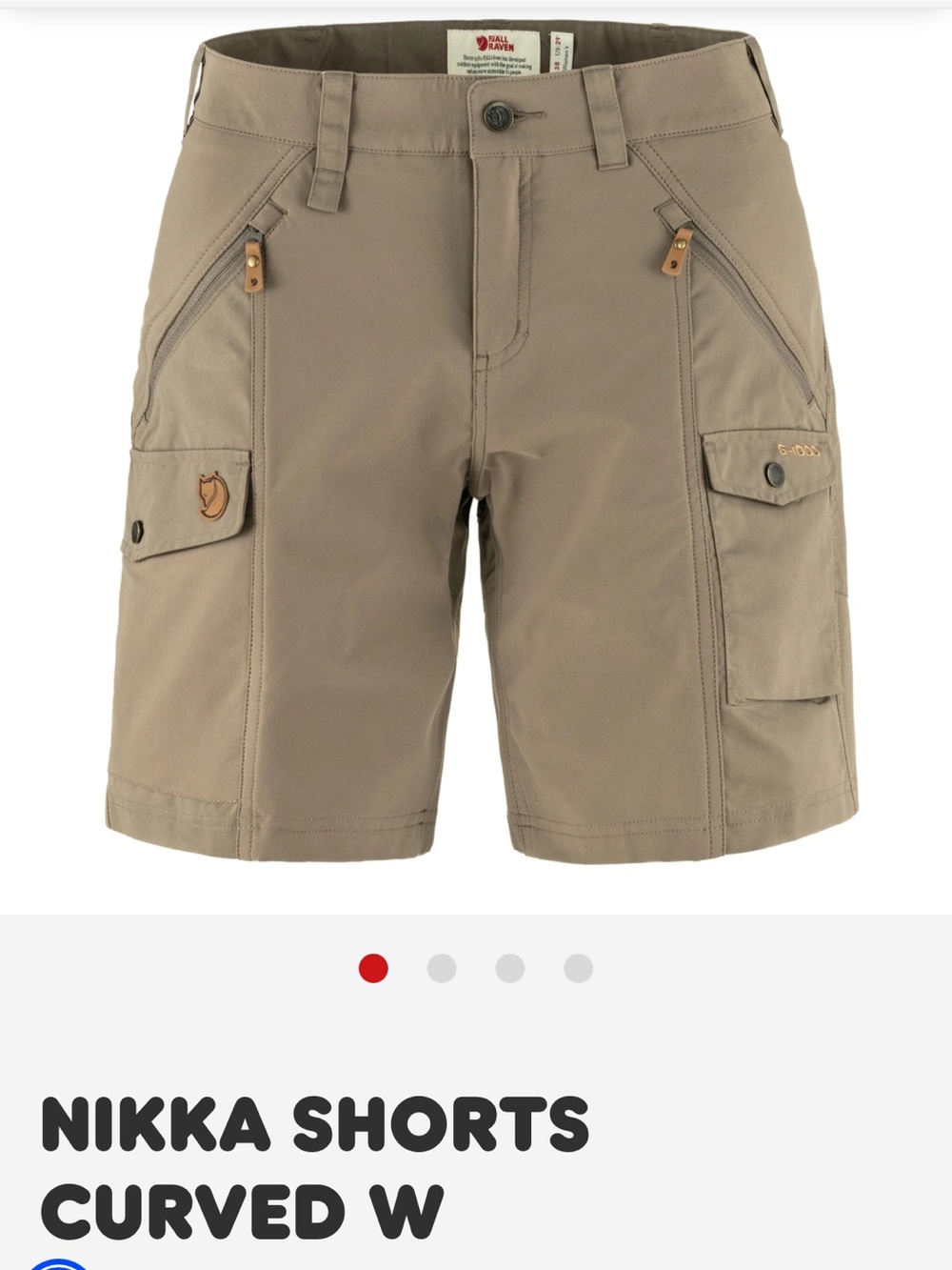 Fjallraven Women’s Nikka Curved Cargo Shorts